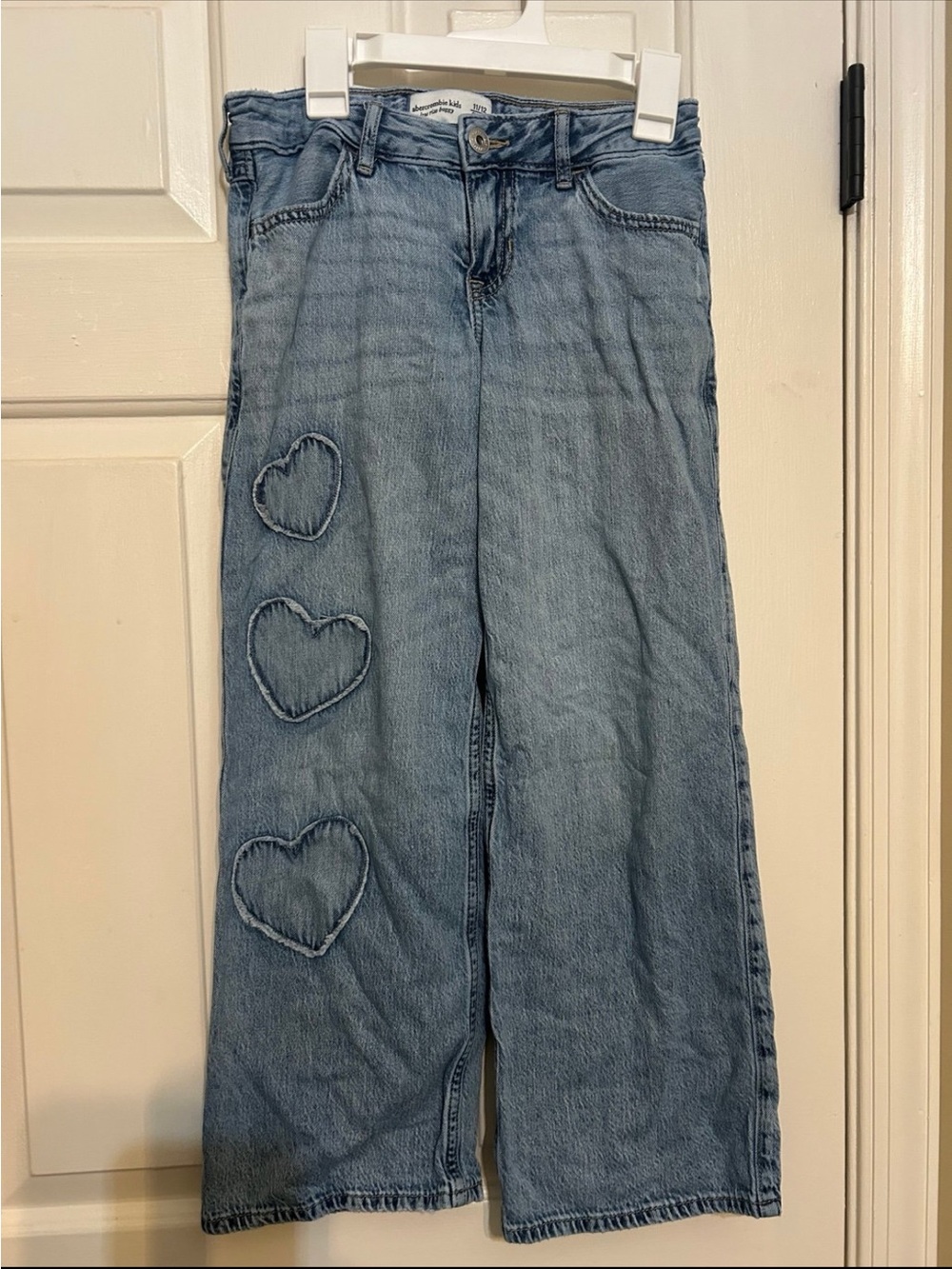 Abercrombie kids baggy jeans girls 11/12 short.